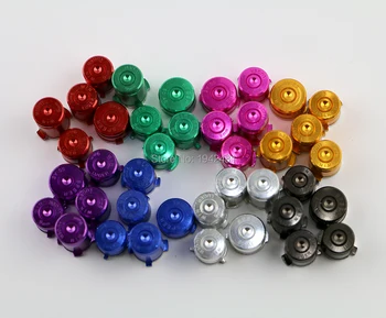 OCGAME 50sets/daudz multi-krāsu Metāla ABXY bullet pogas + pogu guide (ceļvedis) xbox viens kontrolieris remonta daļas