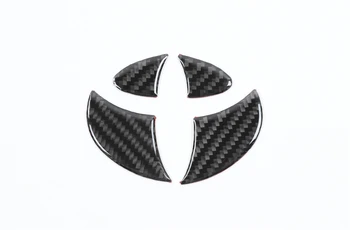 Oglekļa Šķiedras Decal Aizmugures Emblēma, Logo, Vāka Apdare Uzlīmes Toyota 4Runner 2010+ Stilīgs Auto Piederumi Ārējie Apdares