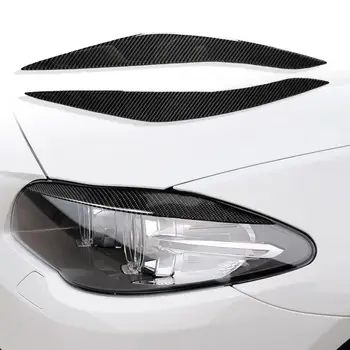 Oglekļa Šķiedras priekšējo Lukturu Uzacis Apdares Segtu salona Apdari Daļa Stickup fiksācija, Automašīnu dekori BMW 5 Series F10 10-13