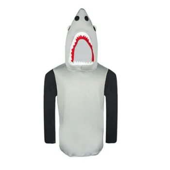 Okeāna Haizivs Dzīvnieku Halloween Cosplay Kostīmu Darbības Apģērbu Pieaugušo Karikatūra Augšu