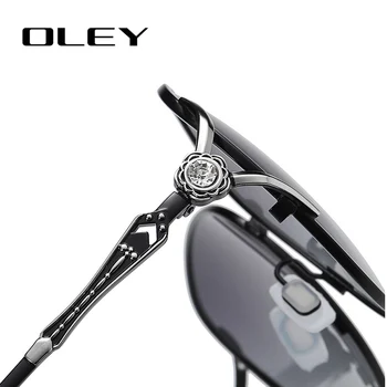 OLEY Modes Sieviešu Polarizētās Saulesbrilles Sieviešu Tauriņš Diamond Classic Saules Brilles HD objektīvs brilles UV400
