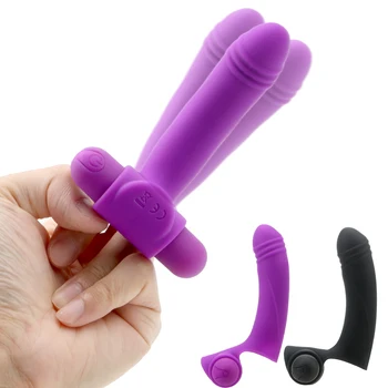 OLO Pirkstu Uzmava Vibrators Maksts Massager Seksa Rotaļlietas Sievietēm Sieviešu Masturbator Klitora Stimulators Seksa Veikals