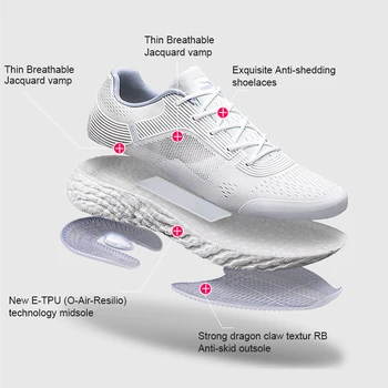 ONEMIX Baltas sporta kurpes Apavi Par Vīriešu Soft Āra Čības Maratons Sporta Kājām Ceļojumu Treka Skriešanas Apavi