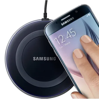 Oriģināls Samsung 5V 2A Bezvadu Lādētāja Adapteri QI Ātrās Uzlādes Spilventiņu Galaxy Note 20 10 Ultra S10 S8 S9 Plus Iphone 11 8 X Pro