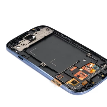 Oriģināls Samsung S3 mini Ekrāns i8190 LCD ekrāns ar Rāmi Super AMOLED Par SAMSUNG GALAXY S3 Mini i8190 I8190N Displejs