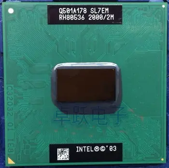 Oriģinālā Intel PM755 pm 755 2.0 G / 2M / 400 SL7EM patiesu PGA grāmatiņa CPU atbalsta 855 chipset pm765 765 mm
