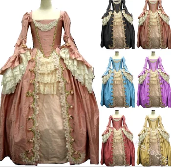 Palace Vintage Princese Temperaments Lolita Kleita Mežģīņu Panelis Izlīdzināšanu Piedurknēm Dāmas puse kleita cos vintage Lolita jsk Kleita