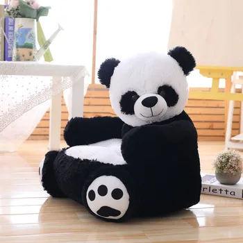 Panda Bear plīša rotaļlieta radošo bērnu dīvāns karikatūra sēdeklis bērnu mācīties sēdekļa rotaļlietas cute baby mazo dīvāns grīdas rotaļlieta dāvana