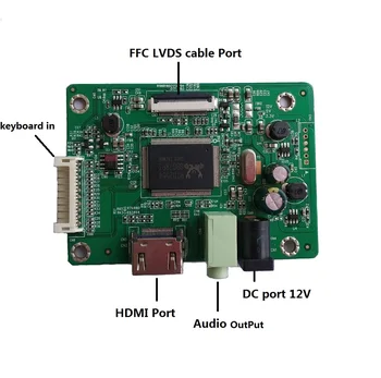 Par B173RTN01.1 B173RTN01.3/4 HDMI kabeli, ekrāna 1600×900 komplekts displejs 17.3