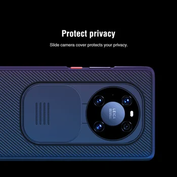 Par Huawei Mate 40 Pro + Plus Gadījumā Nillkin CamShield Virziet Kameru Aizsardzības Vāks Korpuss