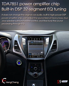 Par Hyundai Elantra 5 smart auto multivides video atskaņotājs 11-15 JK GD MD UD radio, GPS navigācija, 10.4 collu vertikāla ekrāna 4G