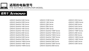 Par IdeaPad G580 Sērijas Klēpjdatoru Akumulatoru, LENOVO L11S6Y01 L11L6Y01 Z380 Z380AM Y480 G480 V480 Y580 G580AM