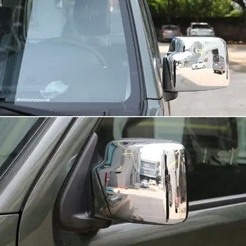 Par Suzuki Jimny Pusē Spārns, Spogulis, Atpakaļskata Apdares Segtu Auto Stils Uzlīme Chrome ABS Anti-scratch Dekori Aksesuāri 2007-