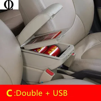 Par ToyotaPrius C Prius C, Centrālais roku Balsts, Rūtiņu Saglabāt Saturu Uzglabāšanas kaste Aqua elkoņbalsti kaste ar kausa turētājs pelnu trauku USB interfeiss
