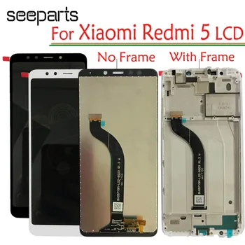 Par Xiaomi Redmi 5 LCD+Touch Screen IPS 5.7' Digitizer Ekrāna Stikla Paneļu Montāža Xiaomi Redmi5 Redmi 5 LCD