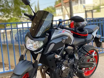 Par YAMAHA MT07 FZ07 2018 2019 Motocikla Priekšējā Vējstikla MT-07 FZ-07 MT 07 Parabris Motociklu Aksesuāri Vēja Deflektors