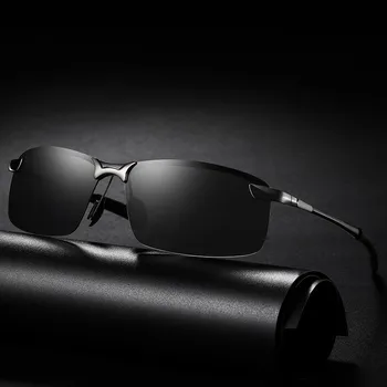 Photochromic Saulesbrilles Vīriešu Polarizētās Braukšanas Krāsa-Maina Stikla Āra Sporta Diena un Nakts, Saules Brilles UV400