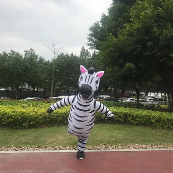Pieaugušo Anime Purima Zebra Piepūšamās Kostīmi Halloween Cosplay Kostīmu Karnevāla Puse Dzīvnieku Loma Disfraz Uzvalks