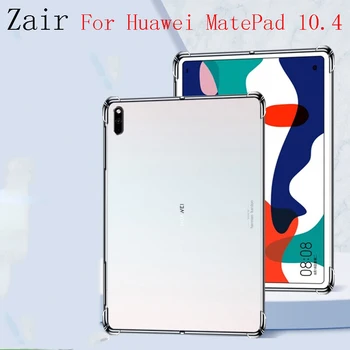 Piliens Pretestības gadījumā 2020. gadam Huawei MatePad 10.4 collu TPU Slim aizmugurējo vāciņu BAH3-AL00 BAH3-W09 Pārredzamu mīksto gadījumā Būtiska capa
