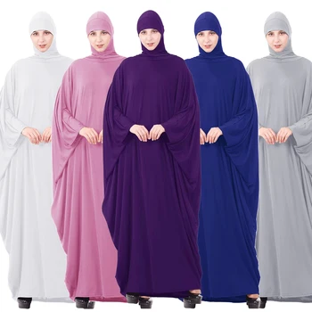 Pilna Ķermeņa Segtu Pieticīgs Ar Garām Piedurknēm Kleita, Hijab Sievietēm Musulmaņu Lūgšanu Abaya Zaudēt Ramadāna Turcija Arābu Dubaija Apģērbu Dāmas Abayas