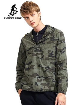Pionieru Nometnes jaunu stilu camo jaka vīriešiem zīmolu apģērbu modes maskēties mētelis, vīriešu augstākās kvalitātes militāro virsdrēbes AJK701275