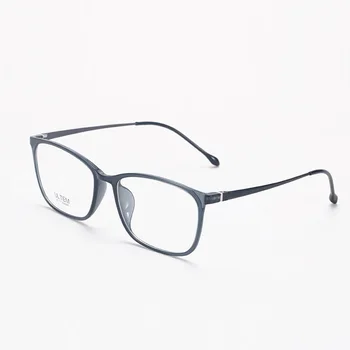 Platums-136 Ultra-Light B-Titāna Templis ULTEM Tērauda Brilles Rāmis Retro-Square Vīrieši Sievietes Briļļu Rāmis Optisko Ierīču Brilles