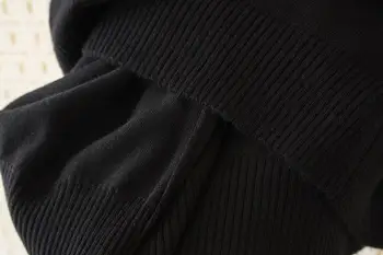Plus lieluma Izšūšanas vilnu V-veida kakla sievietēm mīksti džemperi, jakas 2020 jaunas ziemas rudens gadījuma dāmas trikotāžas Jakas sieviešu topi