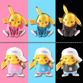 Pokemon rotaļlietas 8-11cm Skaitļi Lelles Rotaļlietas Kolekcija Pokemon Dažādu Sēriju Moderns Pikachu Modelis Anime Par Bērnu Dāvanu