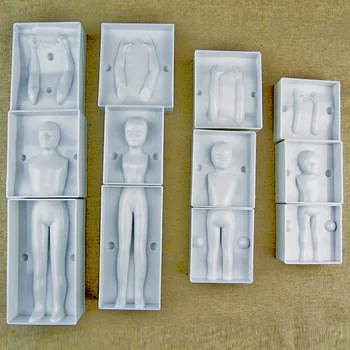 Pomādes 3D Cilvēkiem Kūka Attēls Pelējuma Ģimenes Komplekts Cilvēka Ķermeņa Dekorēšana Veidni, lai Izveidotu Vīriešiem, Sievietēm, Bērniem, Meitene Zēns