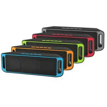 Portatīvo Āra Kolonnu Bezvadu Bluetooth Skaļruni Dual Rags, Bass Subwoofer AUX TF Kartes, U Diska, Skaļruni, DATORU, Tālruni