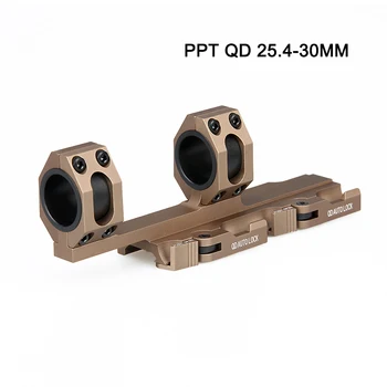 PPT Taktiskās darbības jomas mount dual gredzeni 25.4 mm 30 mm 35 mm Picatinny Sliedes stiprinājumiem QD demontāžas dobble gredzenu medību šautene jomu mount