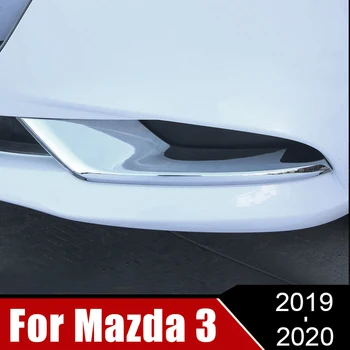 Priekš Mazda 3 BP Axela 2019 2020 Priekšas/Aizmugures Bamperis Miglas lukturi, Lampas Vāciņš Melns, Dekorē Molding Piederumi
