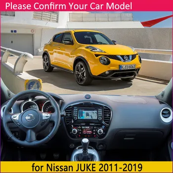 Priekš Nissan JUKE F15 2011~2019 Anti-Slīdēšanas Paklājiņš Paneļa Vāciņu Pad Saulessargs Dashmat Piederumi 2012 2013 2016 2017 2018
