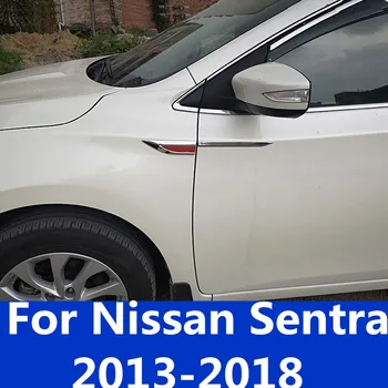 Priekš Nissan Sentra 2013-2018 Augstas Kvalitātes Uzlīmes Auto Sānu Gaisa Plūsmu Ventilācijas Asmens tipa leaf valdes Gaisa izplūdes Patch Panelis rāmis