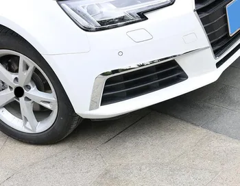 Priekšā Foglight Plakstiņa Miglas lukturi Uzacu Lampas Vāciņš Melns, 2gab/Komplekts Audi A4 B9 8W 2017