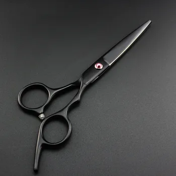 Profesionālās japāna 6 collu, black samazināt matu šķēres uzstādiet griešanas frizētava makas frizūra šķērveida retināšanas frizieru šķēres šķēres