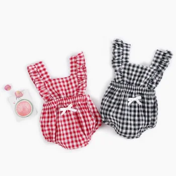 Pudcoco Jaundzimušā bērna Baby Meitenēm 0-24M Drēbes Savirmot Pledi bez Piedurknēm Romper Jumpsuit Tērpiem
