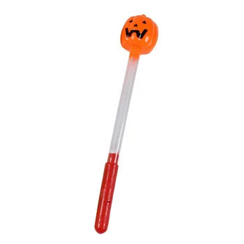 Puse Halloween Ķirbji Glow Stick Mirgo Puses Stick Atsperes Svelme Sticks, kas Izstaro Smieklīgi Ķirbju LED Gaismas