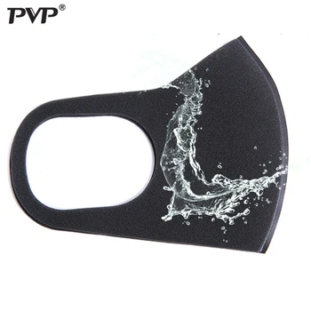 PVP 10/3Pcs Black Mutes Maska, Elpojošs Unisex Sūklis Sejas Masku Atkārtoti Anti Piesārņojuma Sejas aizsargu Vēja Pierādījumu Mute, anti-ziedputekšņi