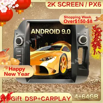 PX6 DSP Carplay Tesla ekrāns 4+64GB Android 9.0 Auto Multimedia Player KIA Sportage 2011. - 2016. gada GPS Radio Auto stereo galvas vienības