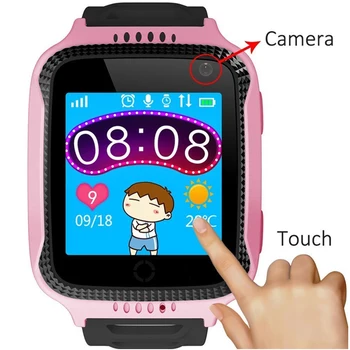 Q528 Smart Bērniem Skatīties GPS Ar Kameru, Gaismiņa Baby Watch SOS Zvanu Atrašanās vietas noteikšanas Ierīci Tracker, Lai Mazulis Droši