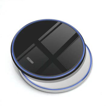 QI 15W bezvadu lādētājs iPhone 8 11 XS XR AirPods Pro spogulis ultra-plānas bezvadu uzlāde Samsung S10 20 mobilais tālrunis