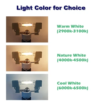 R7S COB LED lampa Lampas 78/118mm Stikla Spuldze 220V 230V Silti Dabas Auksti Balta Led gaisma 13W j78 Bombillas Lamparas
