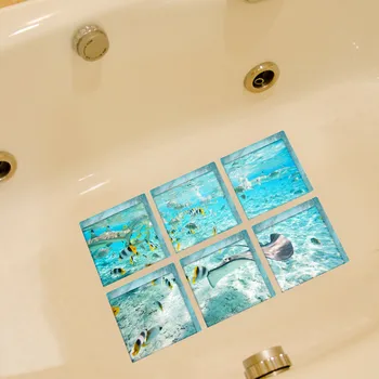 Radošā dušas paklājiņš, Vannas istaba Renovācijas Ūdensizturīgu Grīdas Uzlīmes, paklāju vannas istaba dywaniki azienkowe