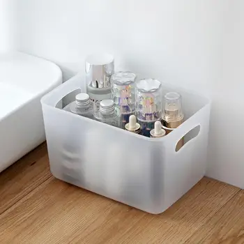 Rakstāmgalda uzglabāšanas kaste sadzīves caurspīdīgas plastmasas uzkodu rotaļlietu uzglabāšanas virtuves būvgružu šķirošanas kastes