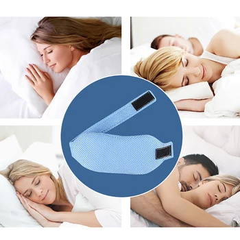 Regulējams Anti Krākšana Jostas Pārtraukt Snoring Zoda Siksna Anti Apnojas Žokļa Risinājums Miega Atbalstu Miega Kopšanas Līdzeklis Vīriešiem, Sievietēm Viens Izmērs