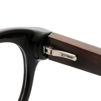 Retro Acetāta Optisko Briļļu Rāmji Sieviešu Koka Brilles Rāmis Sievietēm, Vīriešiem recepšu Brilles Datoru Lasīšanas Brilles