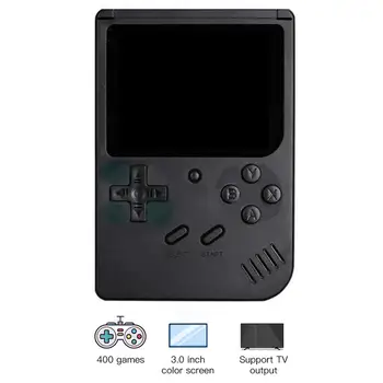 Retro Portatīvie Mini Rokas Spēļu Konsole 8-Bitu 3,0 Collu Krāsu LCD Bērniem, Krāsu Spēle Atskaņotājs Iebūvēts 400 spēles