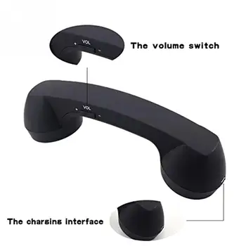 Retro Stereo Mobilo Telefonu Mājas Uztvērēji Radiācijas pārbaudes Telefona Klausuli ABS Ērti Zvanu Piederumi Bluetooth Bezvadu