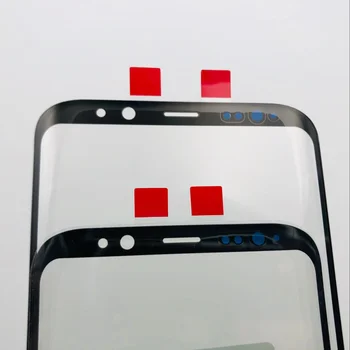 Rezerves Ārējās Stikla Samsung Galaxy S8 G950 G950F & S8 Plus G955 LCD Displejs, Touch Screen Priekšējā Stikla Ārējās Objektīvs